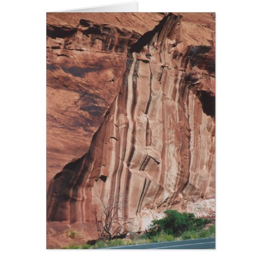 41. Vertical Stripes, Rt. 95, Southern Utah Cards (Front)