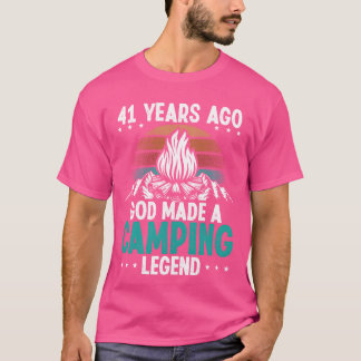 41 Year Old Camping Legend Scout 41Birthday Camper T-Shirt