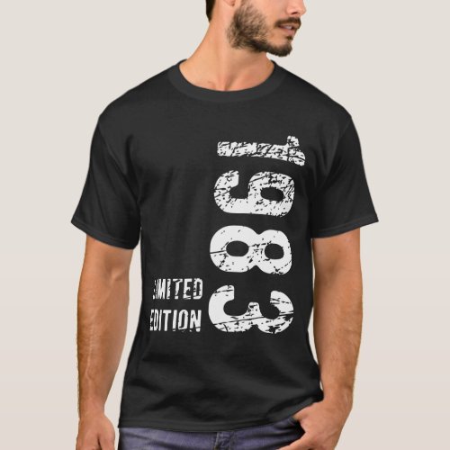 41st Birthday Gift 1983 Limited Edition 41 Years T_Shirt