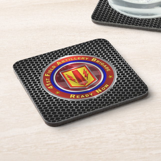 41st Field Artillery Brigade Beverage Coaster (Left Side)