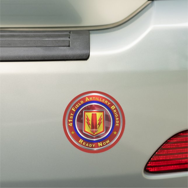 41st Field Artillery Brigade Car Magnet (In Situ)