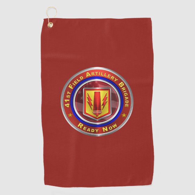 41st Field Artillery Brigade Golf Towel (Front)