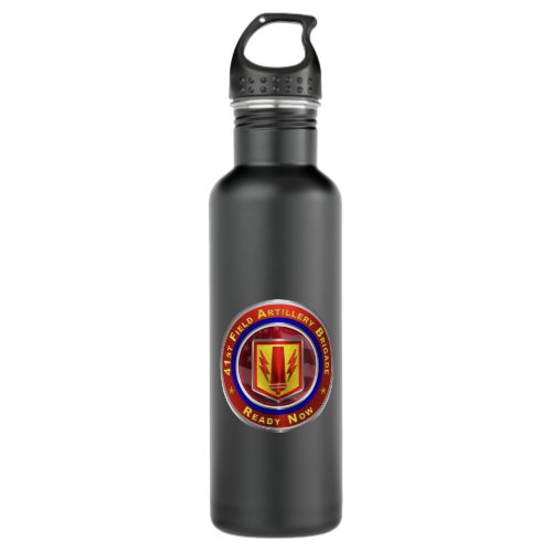 41st Field Artillery Brigade  Stainless Steel Water Bottle