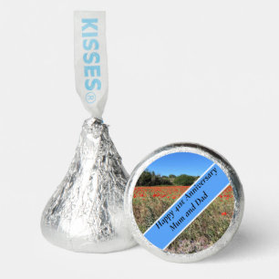 41st Wedding Anniversary  Ceramic Ornament Hershey®'s Kisses®