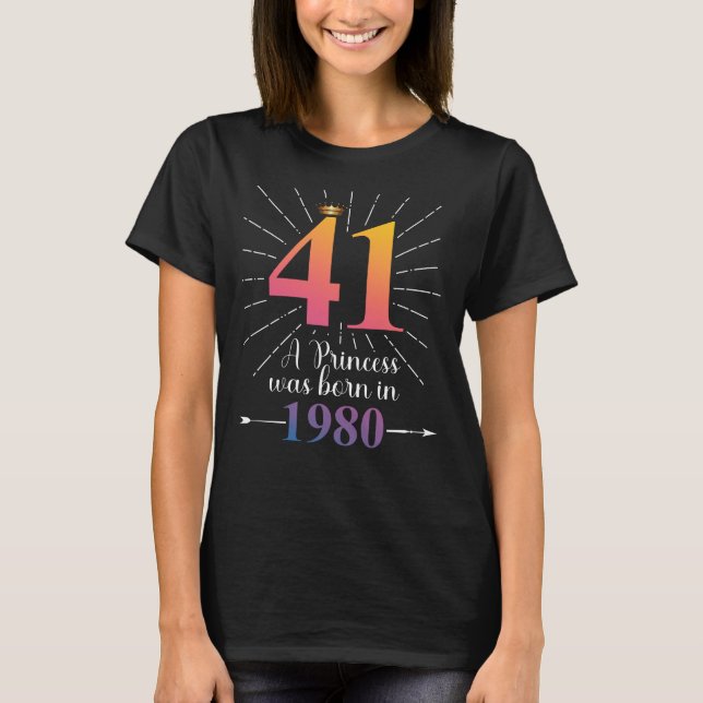 41th Birthday Gift 41 Years T-Shirt (Front)