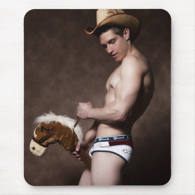 42067a Cowboy Mouse Pad (Front)