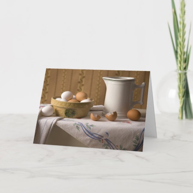 4211 Eggs & Pitcher Birthday Card (Front)