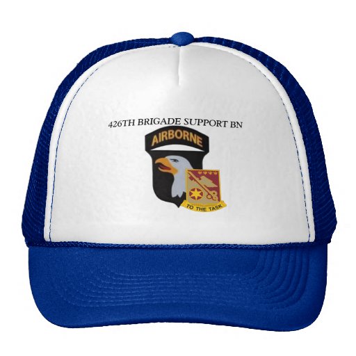 426TH BRIGADE SUPPORT BATTALION 101ST AIRBORNE HAT | Zazzle