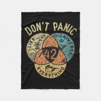 42 Answer To Life The Universe And Everything Don' Fleece Blanket