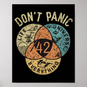 42 Answer To Life The Universe And Everything Don' Poster