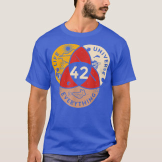 42 Answer to Life Universe and Everything science T-Shirt