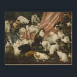 42 Cats Kittens Fine Vintage Oil Painting Portrait Wood Wall Art<br><div class="desc">Birch wood wall art, featuring a wonderful intricate detailed vintage oil on canvas painting, by Carl Kahler, of a clowder of 42 majestic beautiful cute cats and kittens, each one in a different pose, no two similar. Beautiful artwork for vintage fine art / cat / animal lovers. Makes a great...</div>