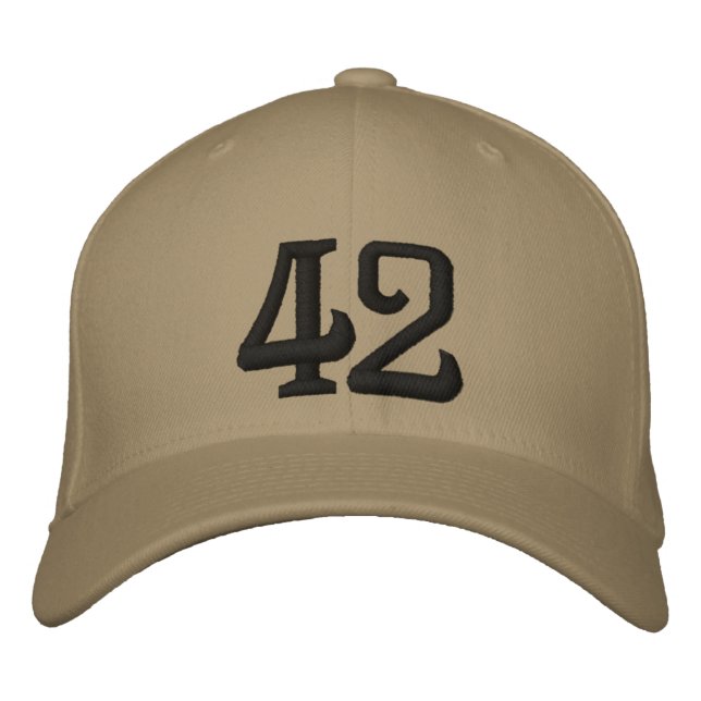 42 EMBROIDERED BASEBALL CAP (Front)