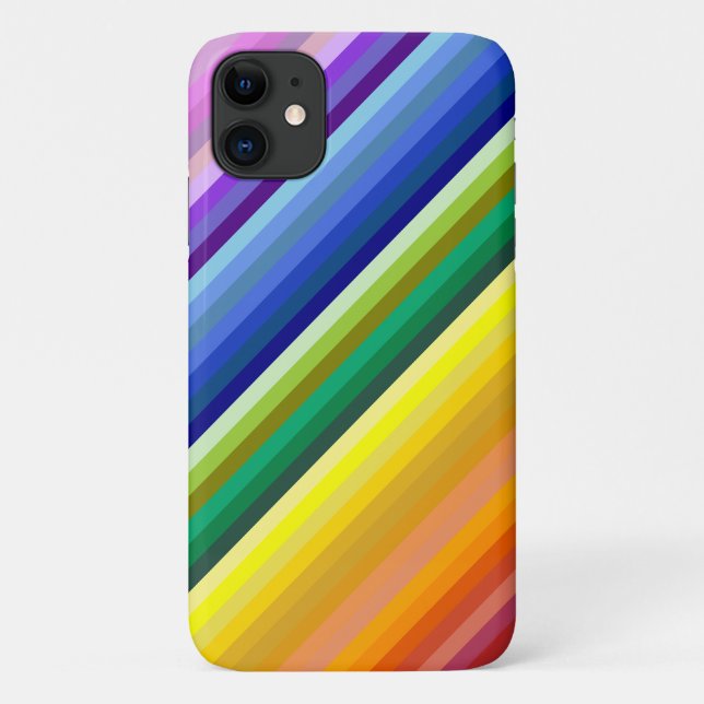 42 Stripes Rainbow Spectrum Case-Mate iPhone Case (Back)