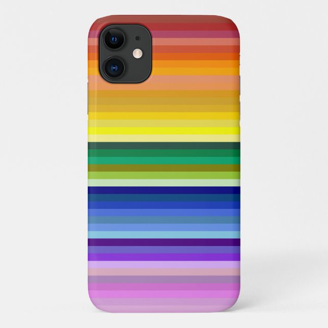 42 Stripes Rainbow Spectrum Case-Mate iPhone Case (Back)