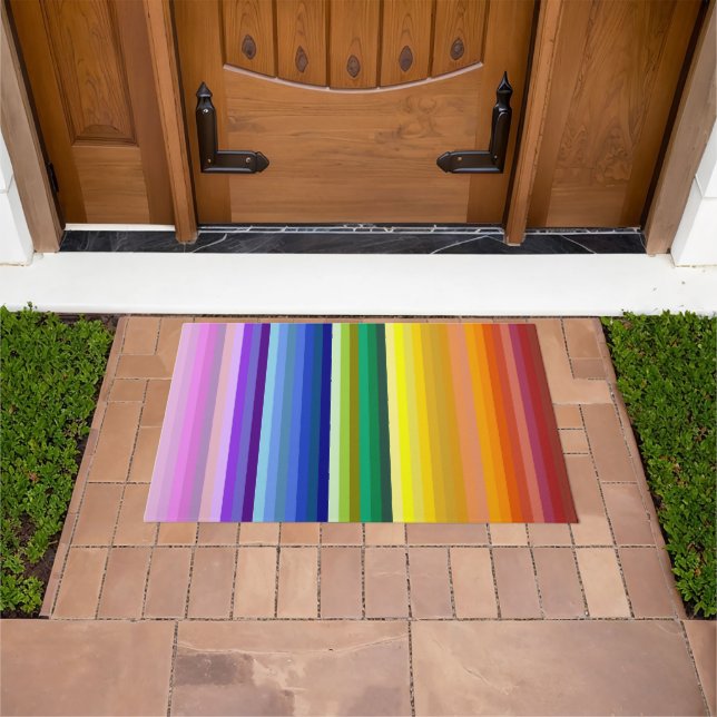 42 Stripes Rainbow Spectrum Doormat (Outdoor)