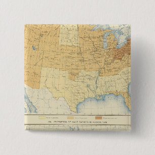 42 Wage earners, manufactures, agriculture Pinback Button