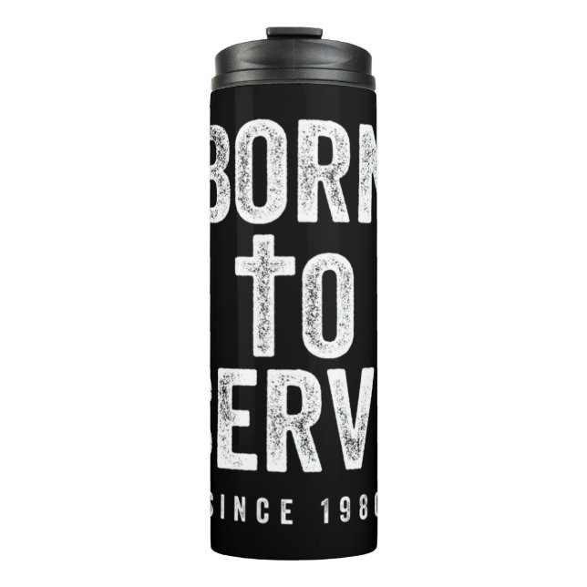 42 Year Old Christian: Love Jesus Christ 1980 42nd Thermal Tumbler (Front)