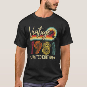 42 Year Old Vintage 1981 42nd Bday T-Shirt