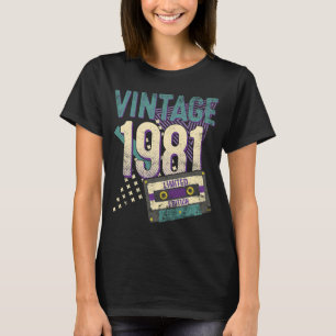 42 Year Old  Vintage 1981  42nd Birthday T-Shirt