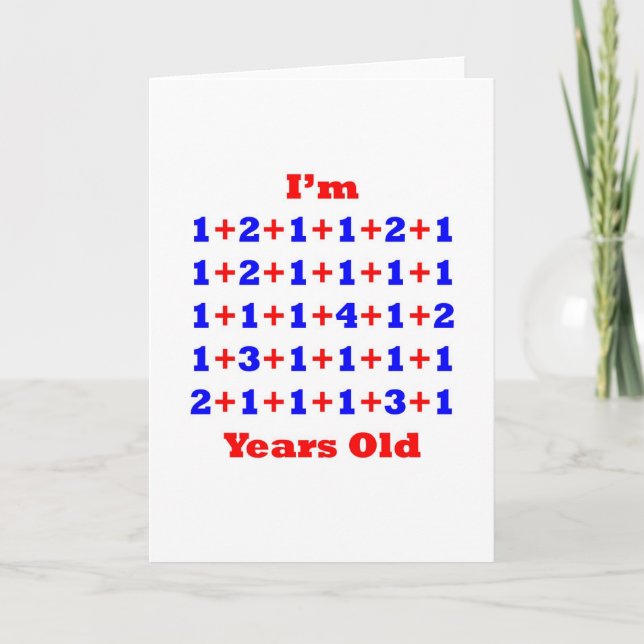 42 Years old! Card (Front)