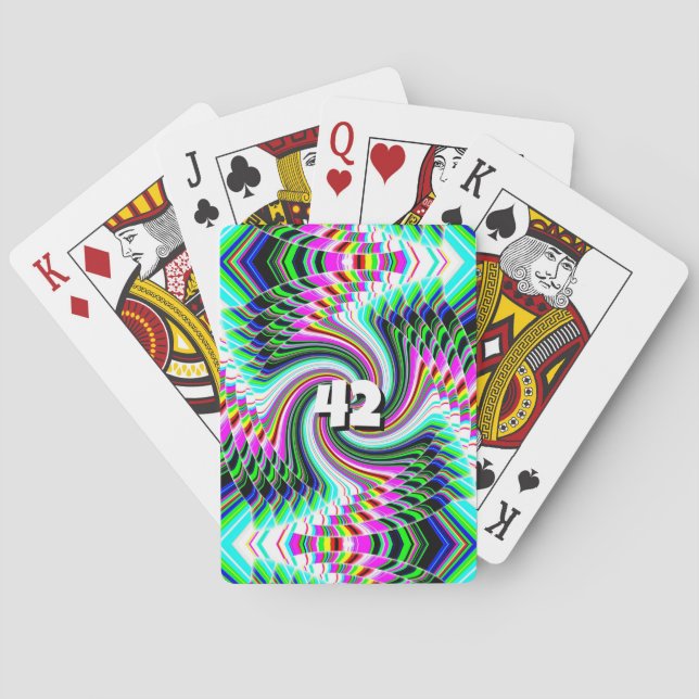 42 (you may change the number) poker cards (Back)