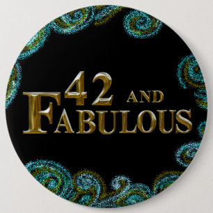 42nd Birthday  Button