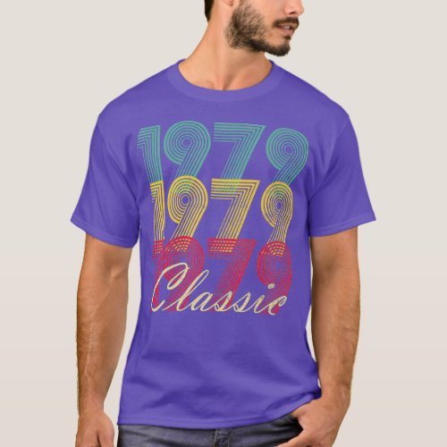 42nd Birthday Gift Vintage 1979 42 Years Old T_Shirt