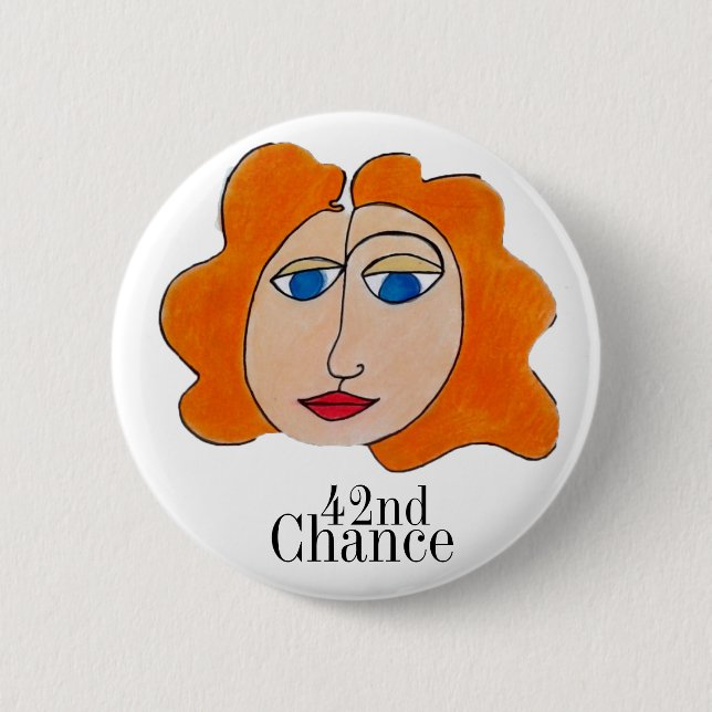 "42nd Chance" Button (Front)