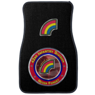 42nd Infantry Division Customized Car Floor Mat