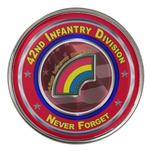 42nd Infantry Division Customized Golf Ball Marker