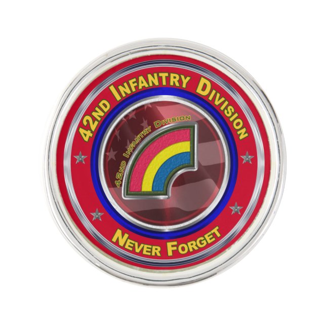 42nd Infantry Division Customized Lapel Pin (Front)