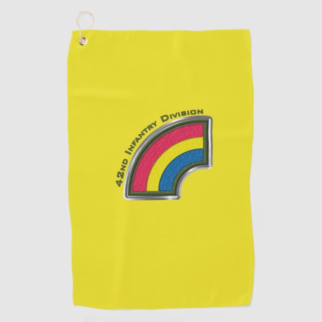 42nd Infantry Division Customized Unit Patch Golf Towel (Front)