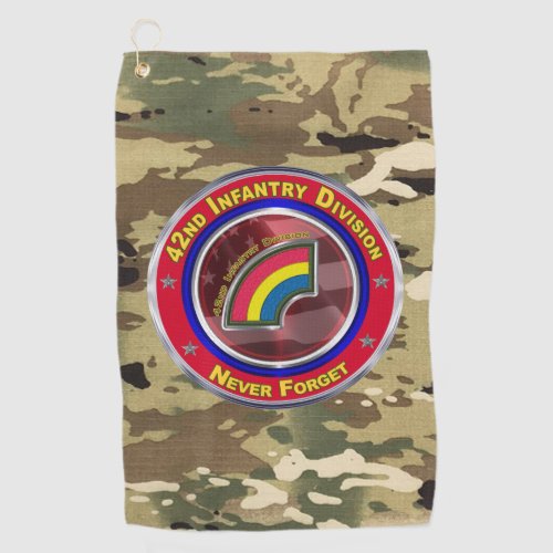 42nd  Infantry Division  Golf Towel