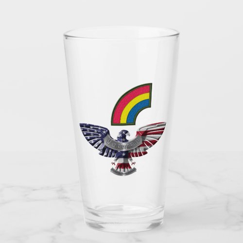 42nd Infantry Division Never Forget Eagle Glass