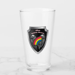 42nd Infantry Division “Never Forget” Glass