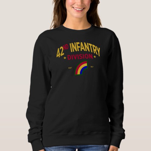 42nd Infantry Division _ Rainbow Division Women Sweatshirt