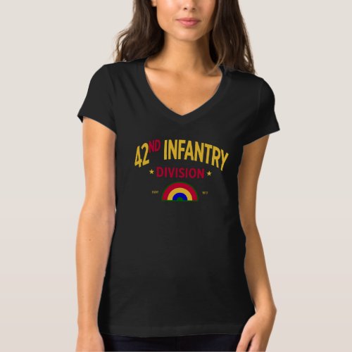 42nd Infantry Division Rainbow Women T_Shirt