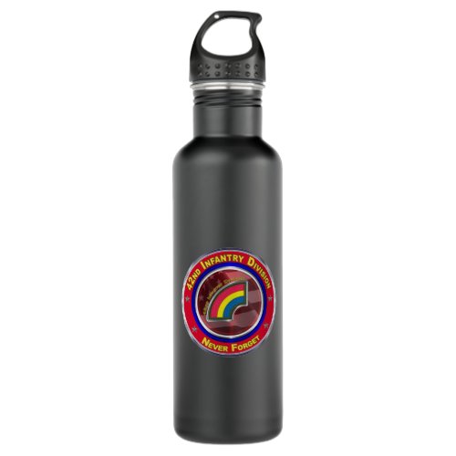 42nd Infantry Division   Stainless Steel Water Bottle
