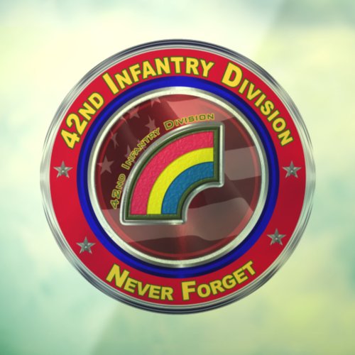 42nd Infantry Division  Window Cling