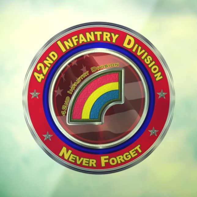 42nd Infantry Division  Window Cling (Sheet 3)