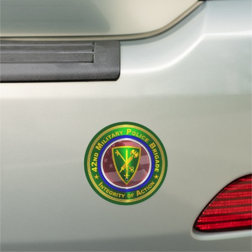 42nd Military Police Brigade Car Magnet