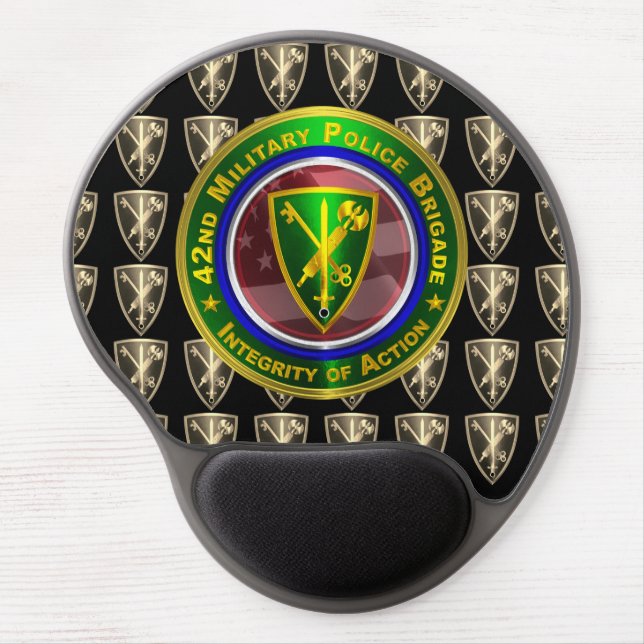 42nd Military Police Brigade “Integrity of Action” Gel Mouse Pad (Front)