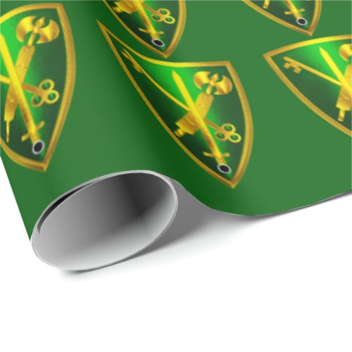 42nd Military Police Brigade Integrity of Action Wrapping Paper