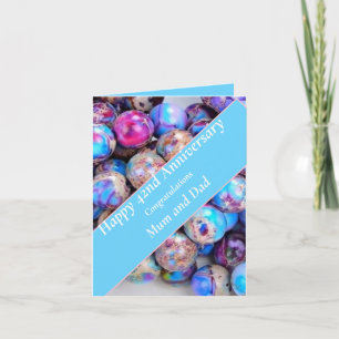 42nd Wedding Anniversary Imperial Jasper Card