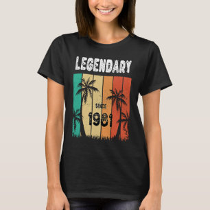 42th Birthday 1981 Birthday for Men and Women T-Shirt