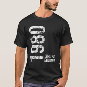 42Th Birthday 42 Years Man Woman Retro Vintage 198 T-Shirt