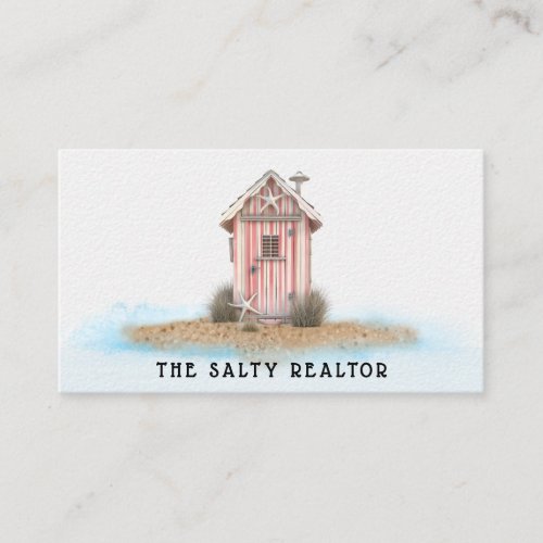 *~*  43 AP13 REALATOR  Beach Rentals B&amp;B Inn Business Card