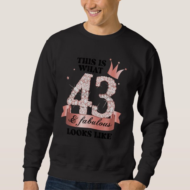 43 & Fabulous I Rose And White Party Group Candid  Sweatshirt (Front)