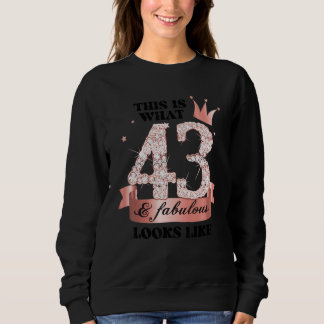 43 & Fabulous I Rose And White Party Group Candid  Sweatshirt